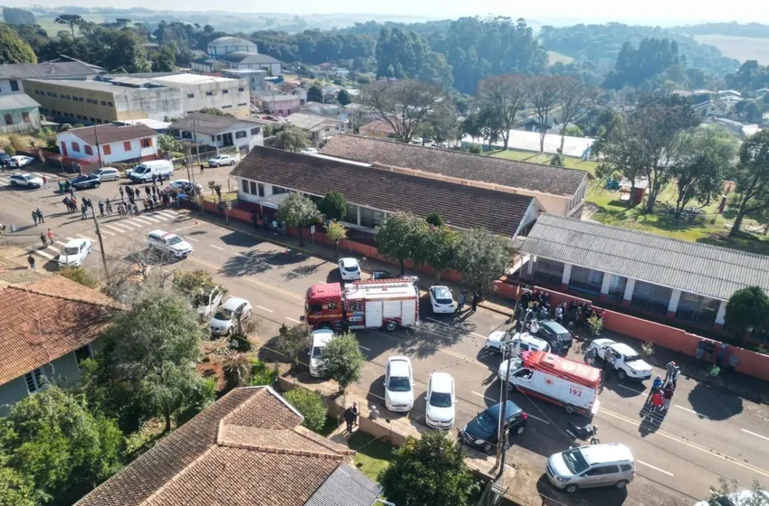 Criança morre e três pessoas ficam feridas após ataque em escola no interior do Rio Grande do Sul