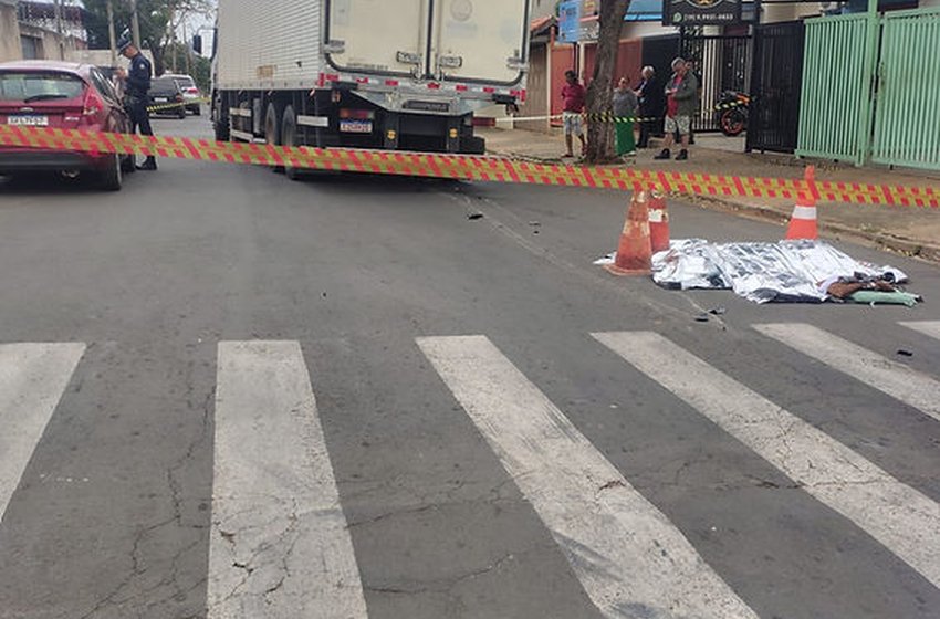 Tragédia em Cosmópolis: cadeirante atropelada por caminhão na faixa de pedestres